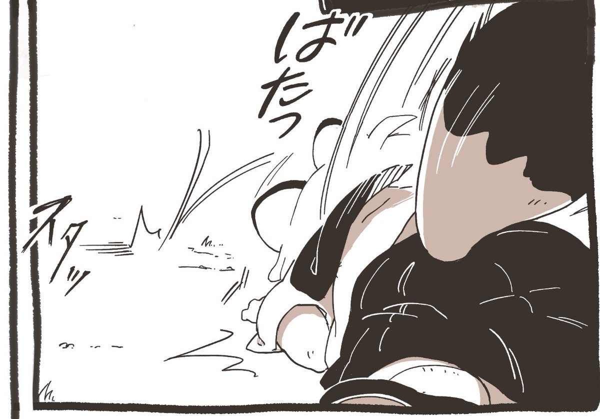 こういう倒れ込むような難しいアングルのポーズとかは3Dモデル使えると良いんだろうなって思う https://t.co/UGvDvHQtOH