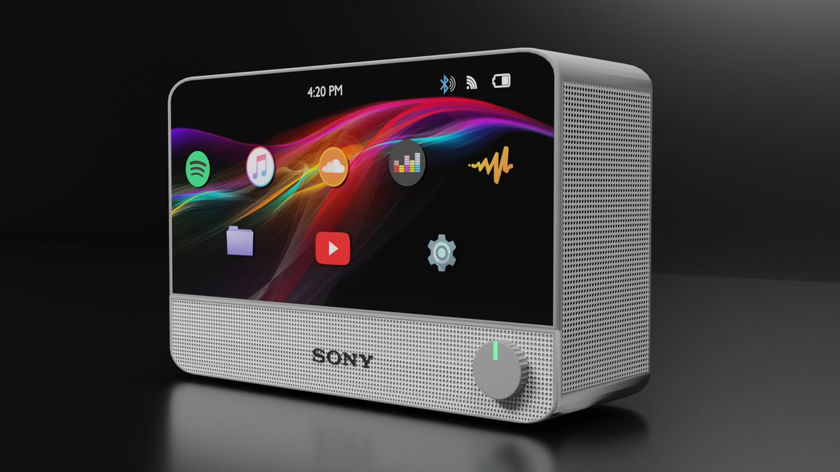 Joel_larbi_'s tweet photo. The Sony Walkman player retro to modern style design concept. 
Bluetooth and Wi-Fi enabled for music streaming,
Touch navigation and  screen mirror on connected devices, 
Internal storage for offline music.

Please like and retweet  my work🙏 https://t.co/uG1BDcY9Wc