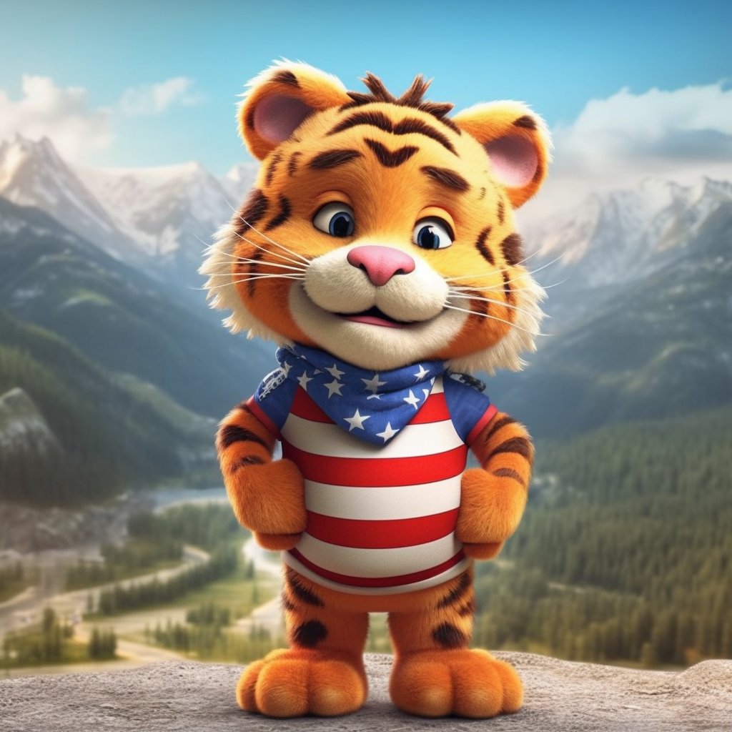 Blockchaintrade's tweet photo. 🇺🇸🎉 Happy 4th of July to all our American Tigers! 🐯🎆

Today, we celebrate freedom, independence, and unity! Let's continue to ROAR together towards our shared dreams and goals.

Stay safe and enjoy your celebrations! 🥳💙 
#MiniBNBTiger #IndependenceDay #4thOfJuly https://t.co/lEszv6m6Yt
