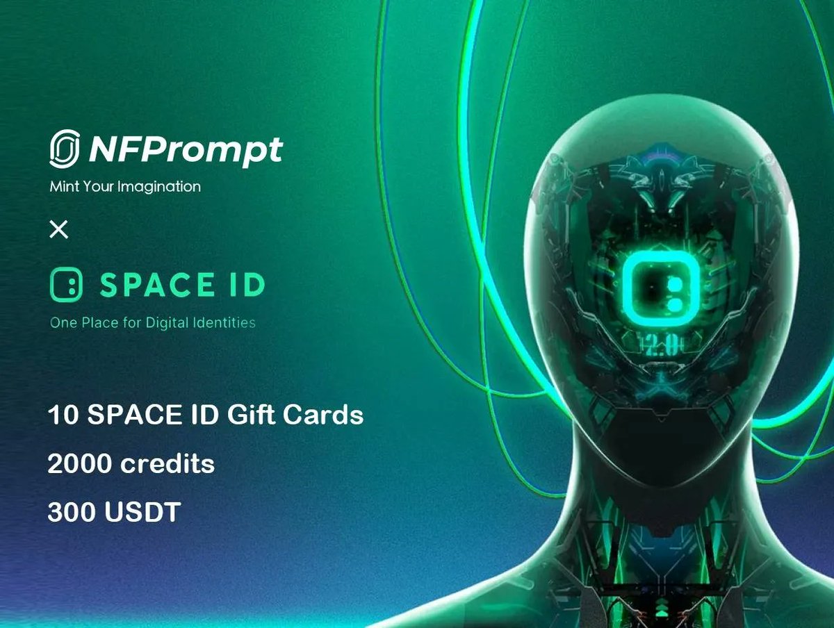 NFPrompt &amp; <a href="/SpaceIDProtocol/">SPACE ID</a> are proud to solidify our ongoing partnership through a community themed giveaway!

Join our campaign: bit.ly/3JFsRq7

#SPACEIDxNFP