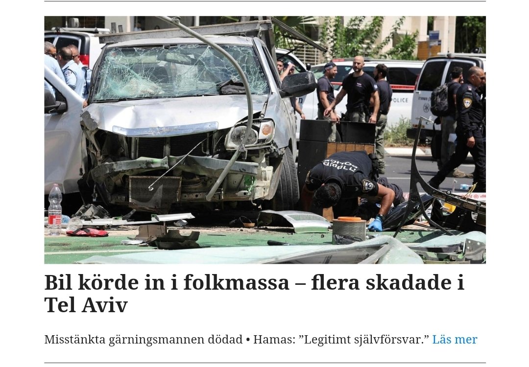Duracell_DVC's tweet photo. Att köra in en bil i en folkmassa anser alltså Hamas är "ett legitimt försvar"
Hallå @Sida , skickar ni fortfarande miljontals kronor till Palestina som hamnar i Hamas händer? https://t.co/bYp65SX7R5