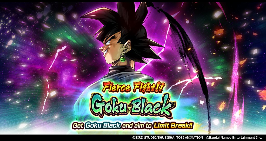 DB_Legends's tweet image. ["Fierce Fight!! Goku Black" Is On!!]
Get the new Event-exclusive SPARKING Goku Black (DBL-EVT-70S)! Clear the Event and aim to Limit Break! Play the once-daily BONUS BATTLE to get Z Power and tons of Fierce Fight Medals!

#DBLegends #Dragonball
#DBL5thAnniversary