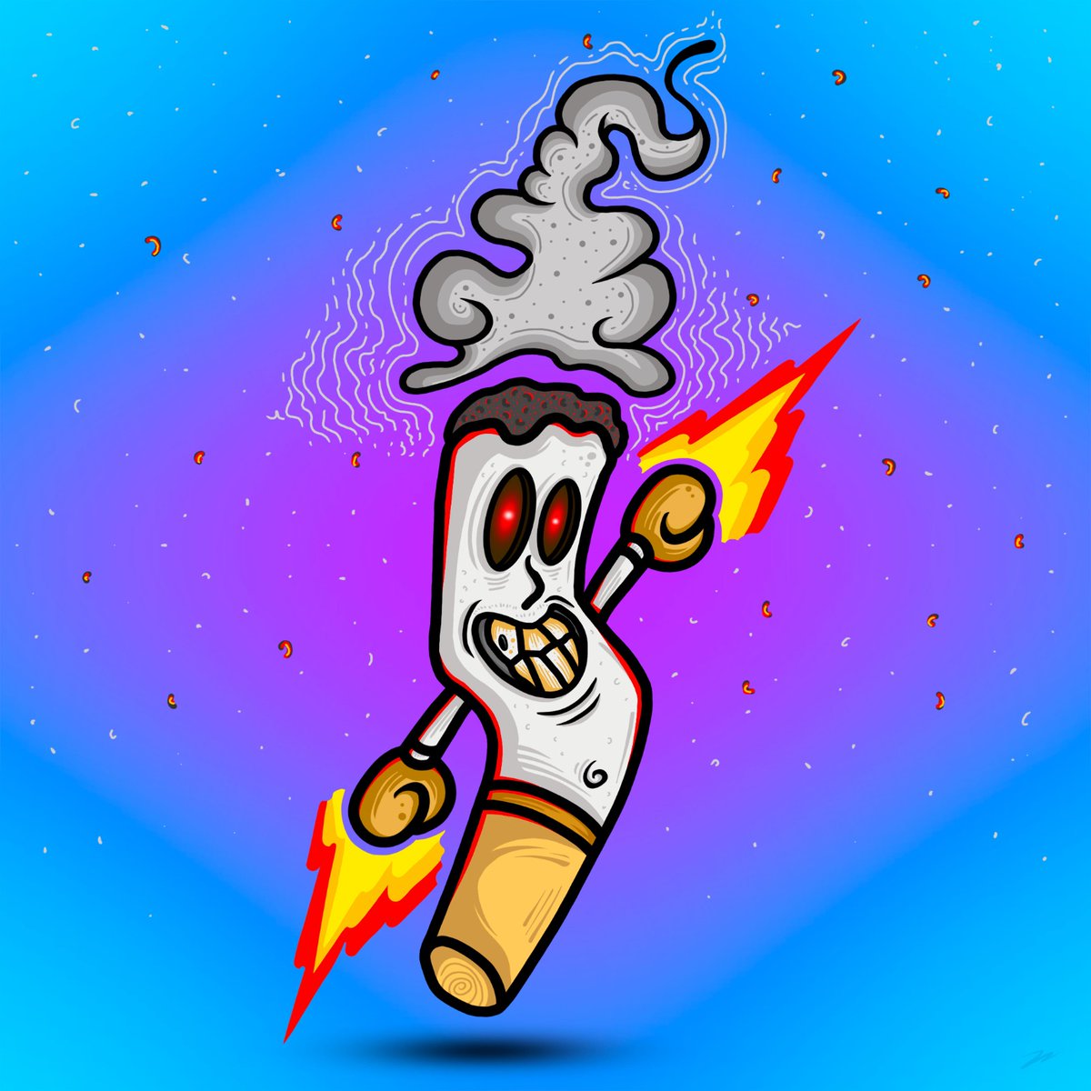 Conoce al Loco Nico. 🚬

Link👇
objkt.com/asset/KT1NjEbq…

#SmokingTribe #artedigital #ilustraciondigital #nft #diseño #cigarrillo #colección