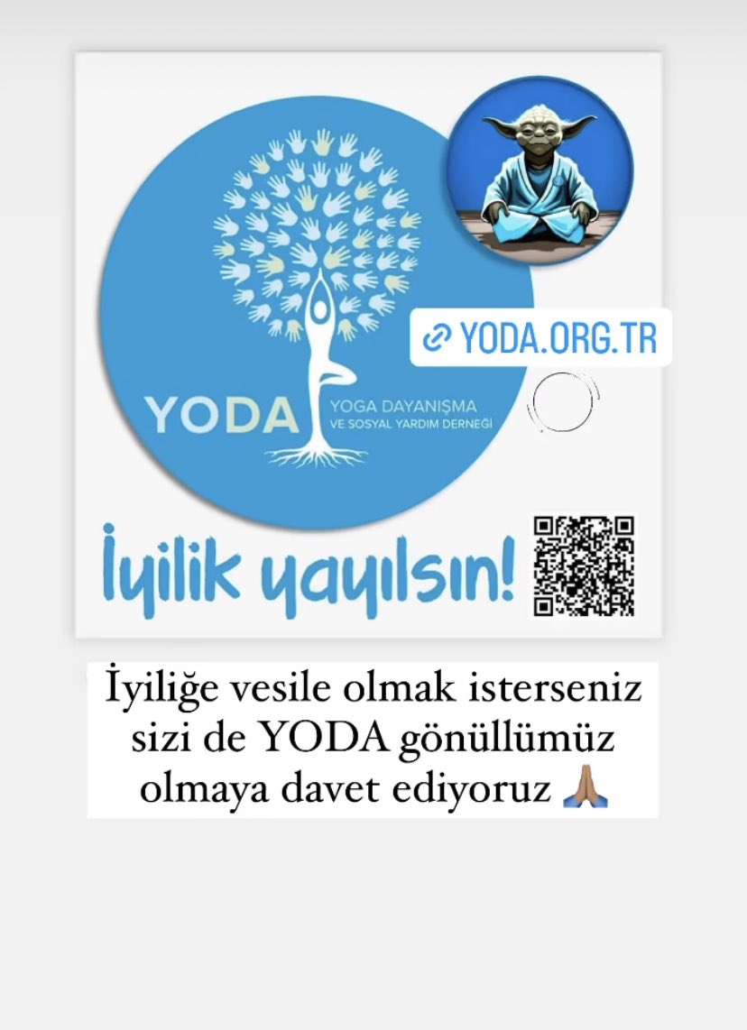 YODA_Resmi's tweet photo. İyilik yayılsın. Sen de aramıza katıl! Seni YODA Gönüllüsü olmaya davet ediyoruz. Bunun için bio’daki linke tıklaman yeterli. https://t.co/Vr9hBJcDoO