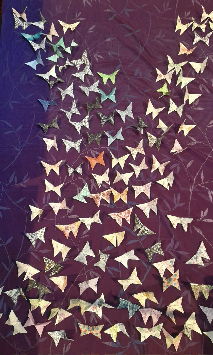redfolio (@redfolio) on Twitter photo Working in the beautiful, atmospheric space that is <a href="/StMarysLeigh/">St Marys Leigh</a> with Yr 5 & 6 <a href="/LeighSTJOHNSsch/">Leigh St John's</a> y/day. We created an array of #origami butterflies soon to be installed in the church as #akaleidoscopeofbutterflies Thanks to @kdcrinks <a href="/LeighSTJOHNSy6/">Year 6 Class</a> <a href="/MissCunniffe/">Miss Cunniffe</a> #art #community Working in the beautiful, atmospheric space that is <a href="/StMarysLeigh/">St Marys Leigh</a> with Yr 5 & 6 <a href="/LeighSTJOHNSsch/">Leigh St John's</a> y/day. We created an array of #origami butterflies soon to be installed in the church as #akaleidoscopeofbutterflies Thanks to @kdcrinks <a href="/LeighSTJOHNSy6/">Year 6 Class</a> <a href="/MissCunniffe/">Miss Cunniffe</a> #art #community