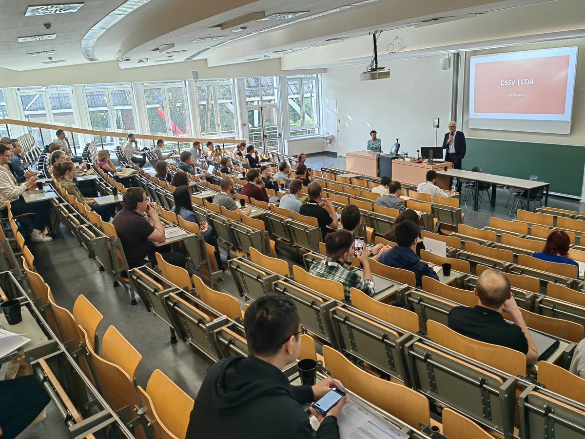 DSSV_ECDA2023's tweet photo. DSSV-ECDA'23 has officially started. Looking forward to three days of engaging presentations and discussions. #DSSVECDA https://t.co/cpnD1R021C