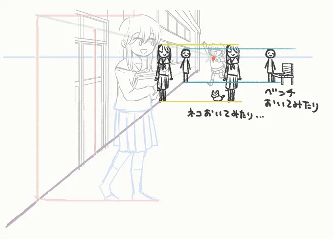 今日は嵯峨美術大学さんで背景、パースの講義をして来ました!色々詰め込んで話してしまったのでパンクしているかと思います😅わからない所ありましたらメールやリプなどでぜひ聞いてみてください〜🙌今日話した内容はこちらの本にも載ってます!→ https://t.co/bZYu4ckfLs 