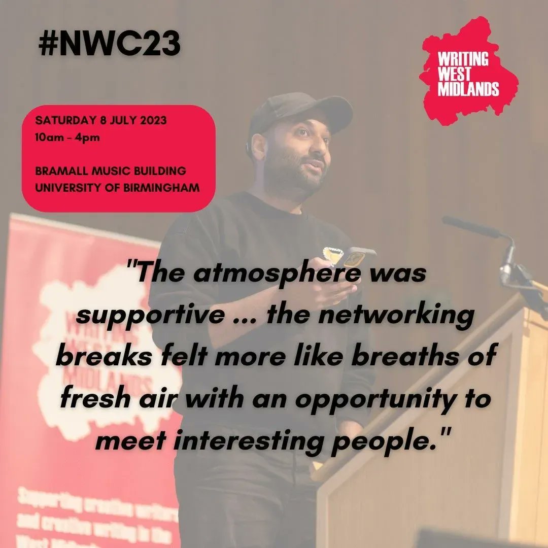 writingwestmids's tweet photo. ๐ฃ Join us THIS WEEK at the 2023 National Writers' Conference๐ฃ
๐
8 July 2023 10am-4pm
๐ The Bramall Music Building, @unibirmingham
๐๏ธ Tickets from ยฃ40, but, as always, bursaries available if needed
BOOK HERE: https://t.co/nWPL61dTve
#NWC23 #writermeetup #networking https://t.co/VfTHaKDheD