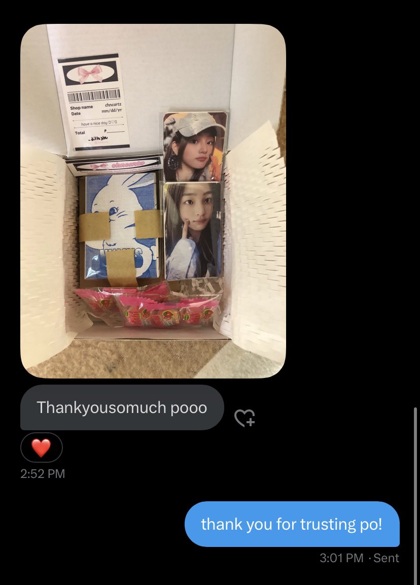 chncartz's tweet photo. 💌; #chlniniproofs thru dms !

— ga winner ! https://t.co/q2ZoosUOYV