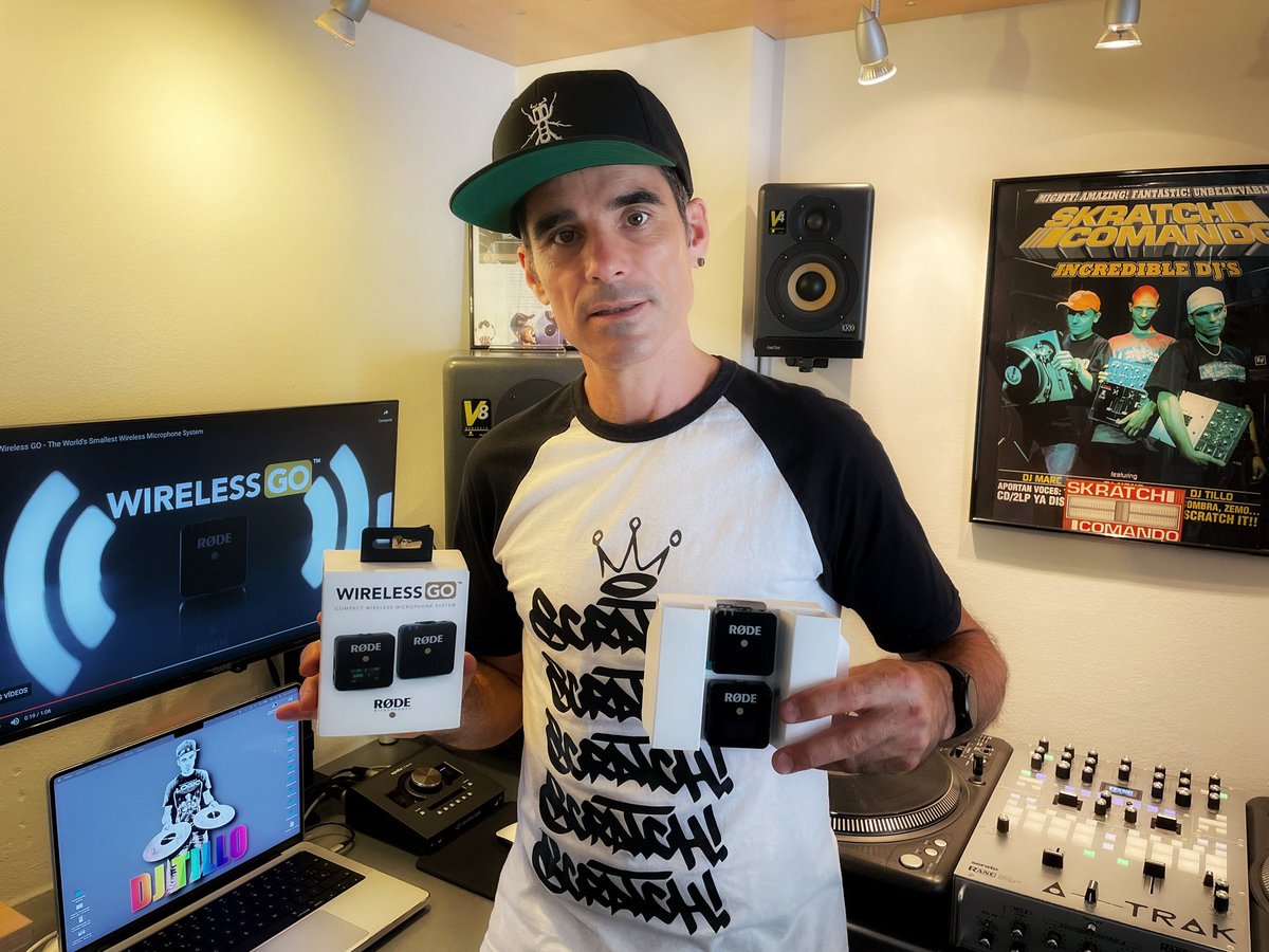 djtillo's tweet photo. Recién llegado a mi estudio el micro inalámbrico “Wireless Go” de Røde 👌🏼 me va a ir de lujo para tomas de alta calidad en mis futuros vídeos 🎧🙌🏼 gracias @ZentralMedia por el mejor material profesional!! @rodemics @SkratchComando #dj #djtillo #røde #wirelessgo #rodewirelessgo https://t.co/ahxHrjFncC