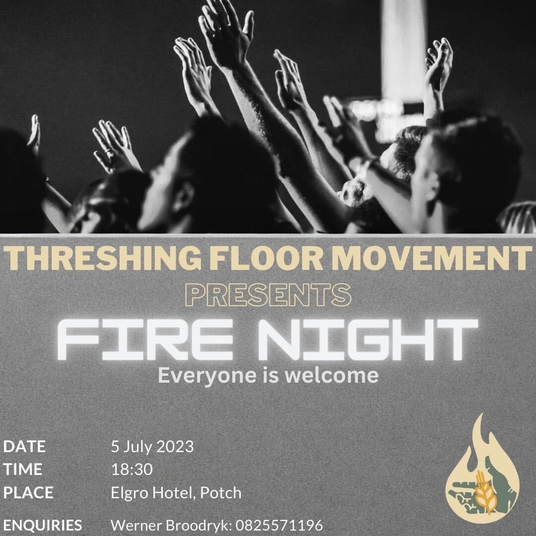 "I am honored to be invited by THRESHING FLOOR MOVEMENT.
Join us Tonight for FIRE NIGHT.
“‘And it shall come to pass in the last days, says God, That I will pour out of My Spirit on all flesh🔥🔥
Acts 2:17 NKJV
Watch GOD Show Up