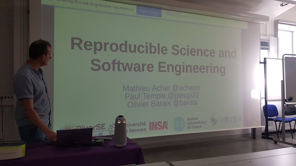 Laure Gonnord (@l_gonnord) on Twitter photo #ejcp23 Jour 3 reproductibilité de la Science par nos amis rennais de <a href="/DiverSE_inria/">DiverSE Team</a> cc <a href="/acherm/">Mathieu Acher</a> <a href="/GdrGPL/">GdrGPL</a> #ejcp23 Jour 3 reproductibilité de la Science par nos amis rennais de <a href="/DiverSE_inria/">DiverSE Team</a> cc <a href="/acherm/">Mathieu Acher</a> <a href="/GdrGPL/">GdrGPL</a>
