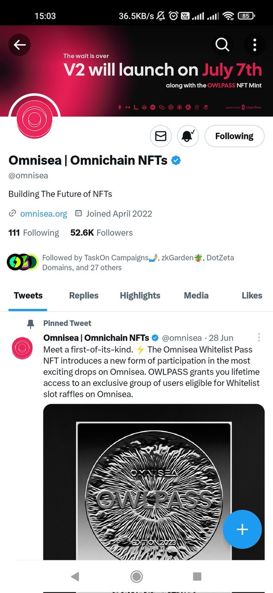 Popo29221150's tweet photo. @Dappadofficial @omnisea Next big thing on #LayerZero #OmniChain
@Pikachu0896
@ArabCryptoNFT
@ulunbungasjar
@reborn_poor
#NFT #Giveaway #OWLPASS https://t.co/yltiYgt3RF