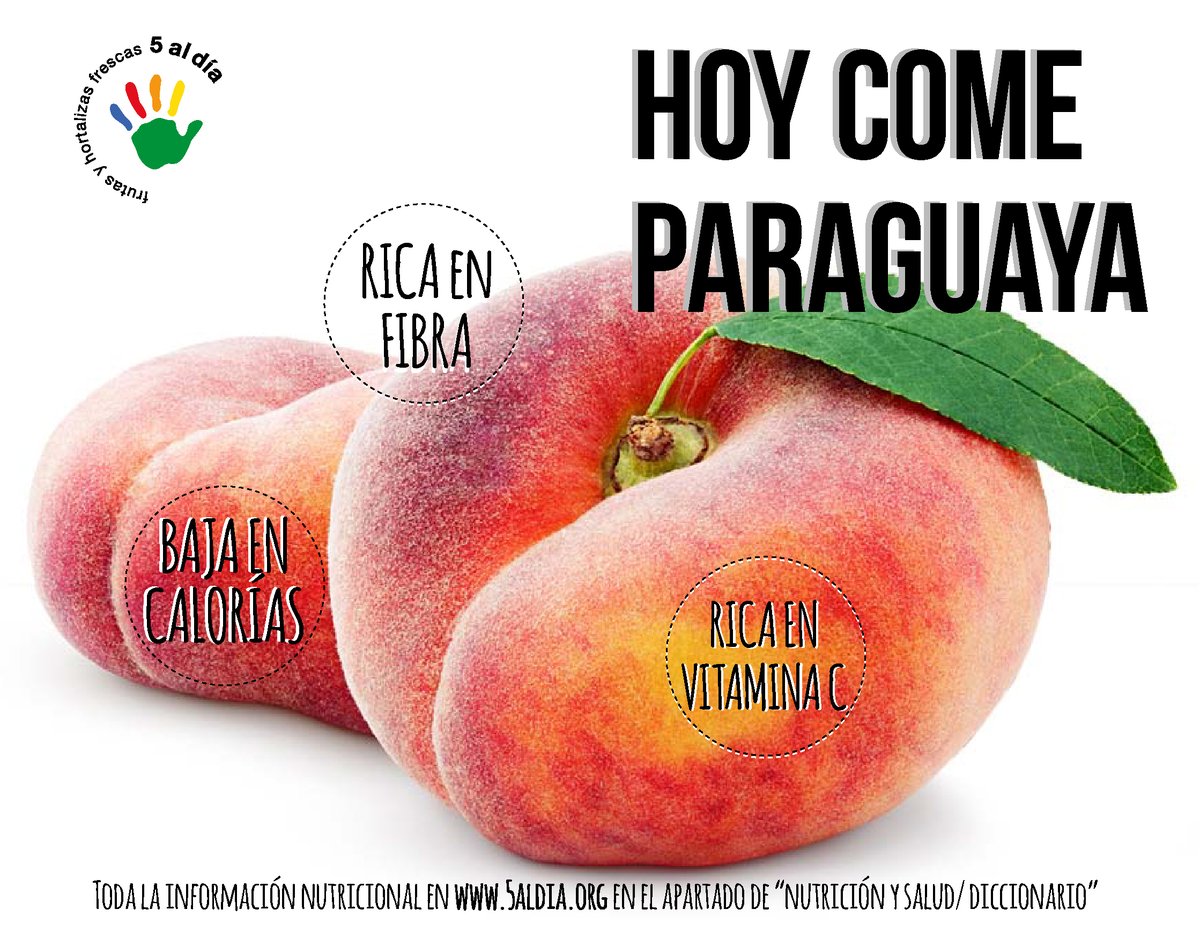 ¡Qué fruta tan deliciosa y refrescante para el #verano!

Conoce más sobre la #paraguaya ➡ #1delas5dehoy

#Infórmatecon5aldía #FrutasSiempre #ComeSano