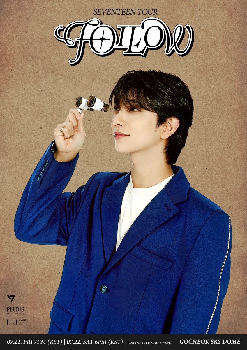 SEVENTEEN TOUR ‘FOLLOW’ TO SEOUL

7.21. FRI 7PM (KST)
7.22. SAT 6PM (KST)

GOCHEOK SKY DOME + ONLINE LIVE STREAMING

#SEVENTEEN #세븐틴
#SVT_TOUR_FOLLOW
#FOLLOW #JOSHUA #조슈아