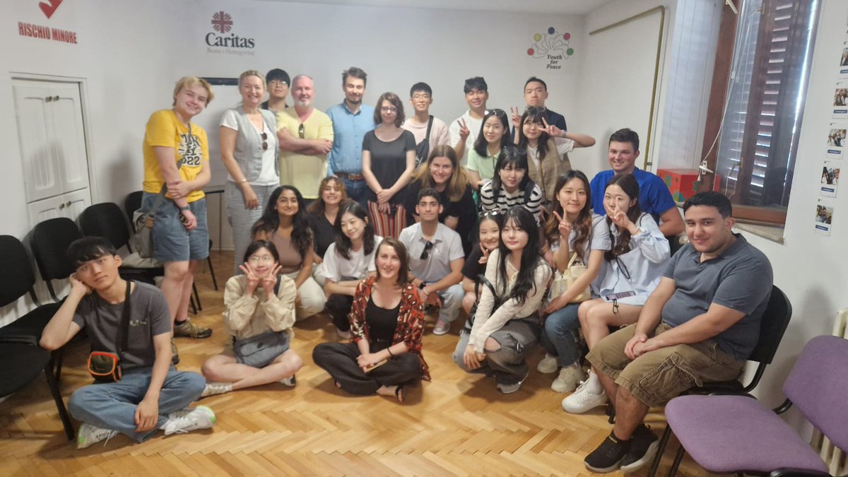 🗣️Yesterday, we had the opportunity to host a group of students and professors from George Mason University who are currently visiting Bosnia and Herzegovina and the Balkans.

We are delighted that our work is recognized abroad, and the organizers decided to visit us again.😊