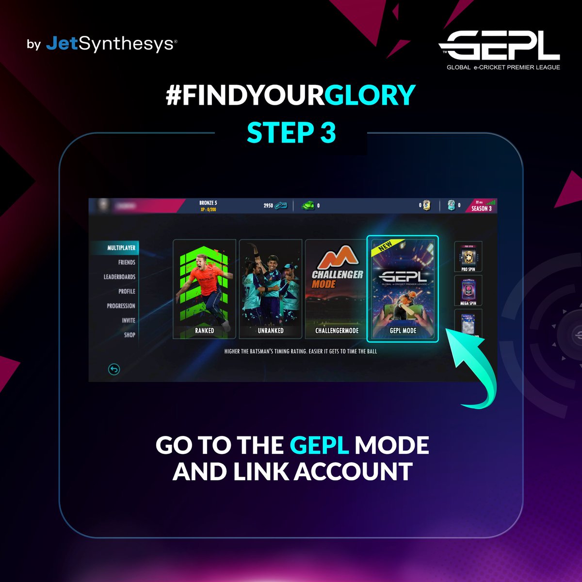 Global e-Cricket Premier League tweet media