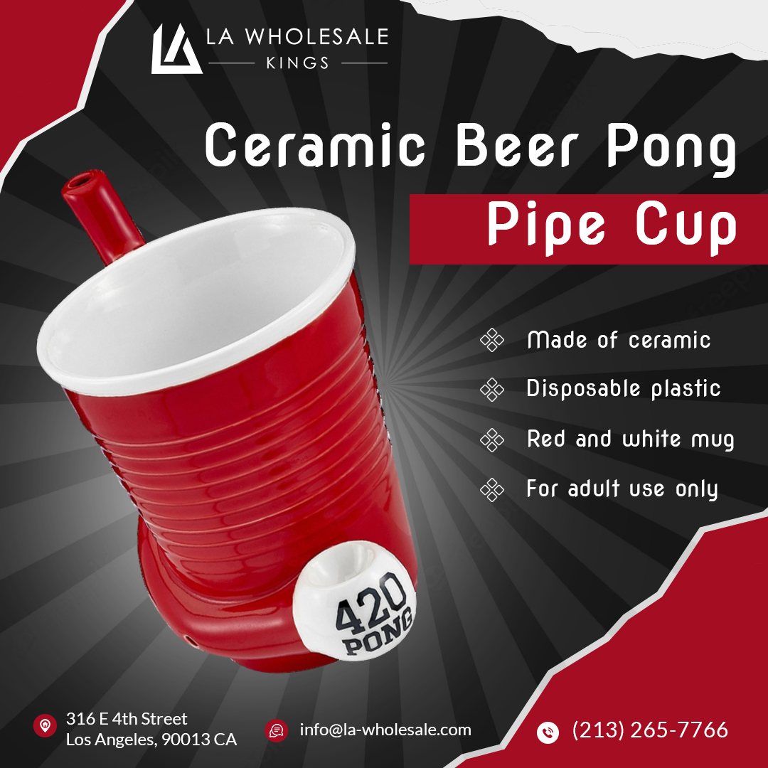🥤 Ceramic Beer Pong Pipe Cup 🥤

Buy Now : la-wholesale.com

#lawholesalekings #ceramicbeerpongcup #ceramicpongpipe #beerpongcup #ceramiccup #pongpipe #ceramicbeerpong #uniqueceramiccup #handmadepongpipe #beerpongceramics #drinkware #smoke #smokeshop #dab #dabbing #weed