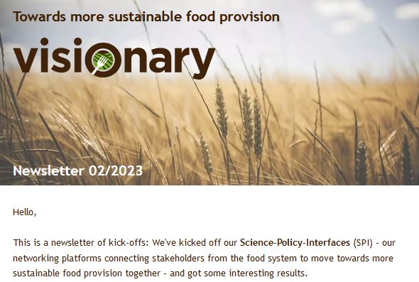visionary_eu's tweet photo. Our second #VISIONARY newsletter is out! We've published our initial conceptual framework, spoke to over 170 stakeholders from the #FoodSystems and much more: https://t.co/h9gX3Wc1wP

#agriculture #sustainable #sustainablefarming #sciencenews https://t.co/ROcSEROPZG