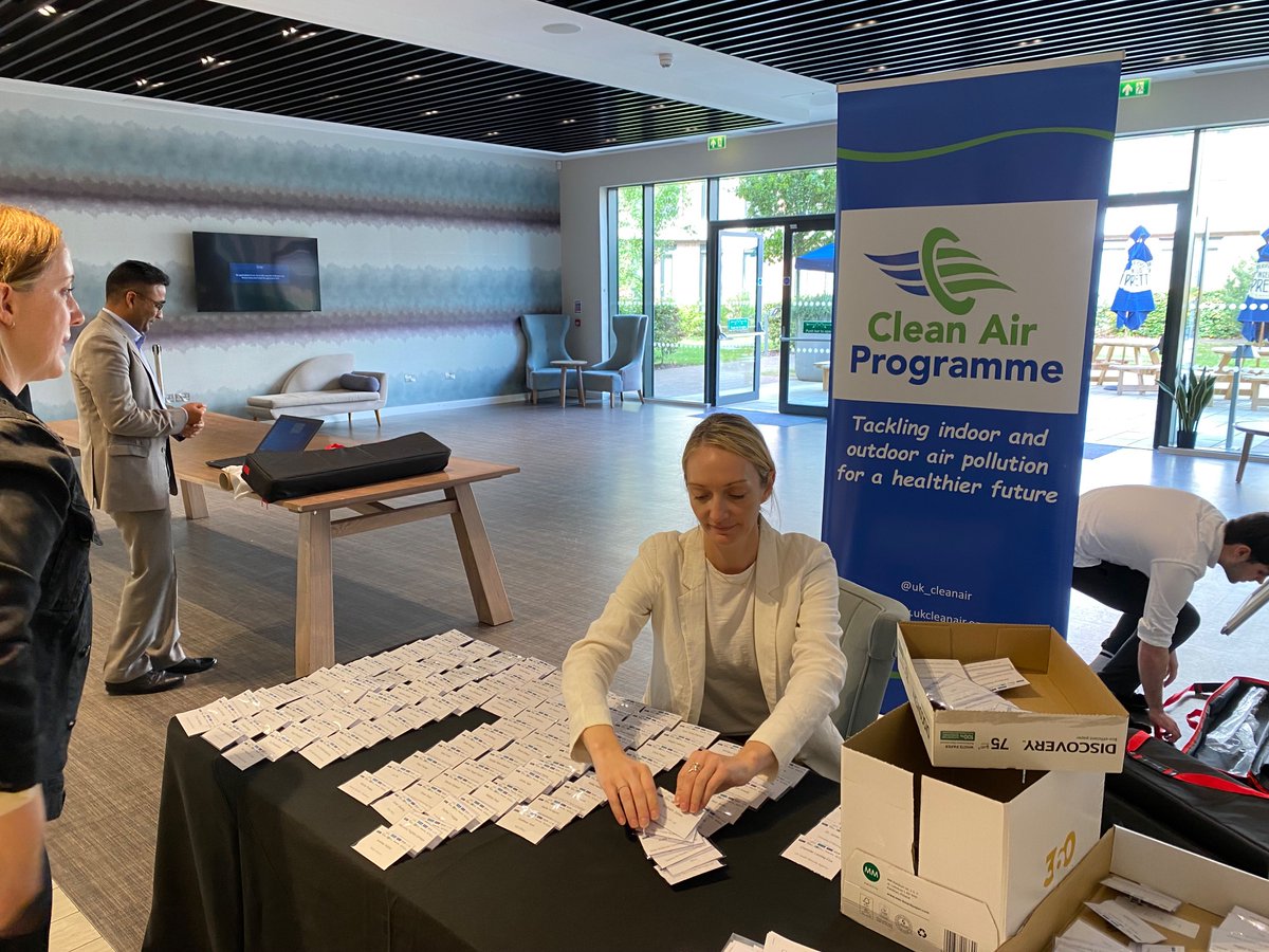 TAPASNetwork's tweet photo. We’re gearing up to welcome attendees to our Clean Air Networks Conference! It’s going to be an excellent 2 days of clean air talks 
@unibirmingham #CACConf2023 https://t.co/IGFFkQf3HG