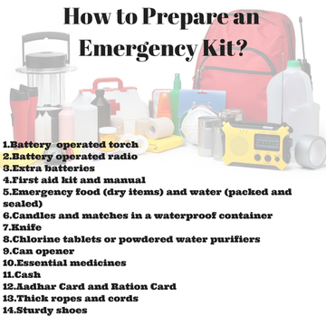 #Floods :: Do's & Don'ts   
➡ Prepare an #EmergencyKit with essential items for safety and survival