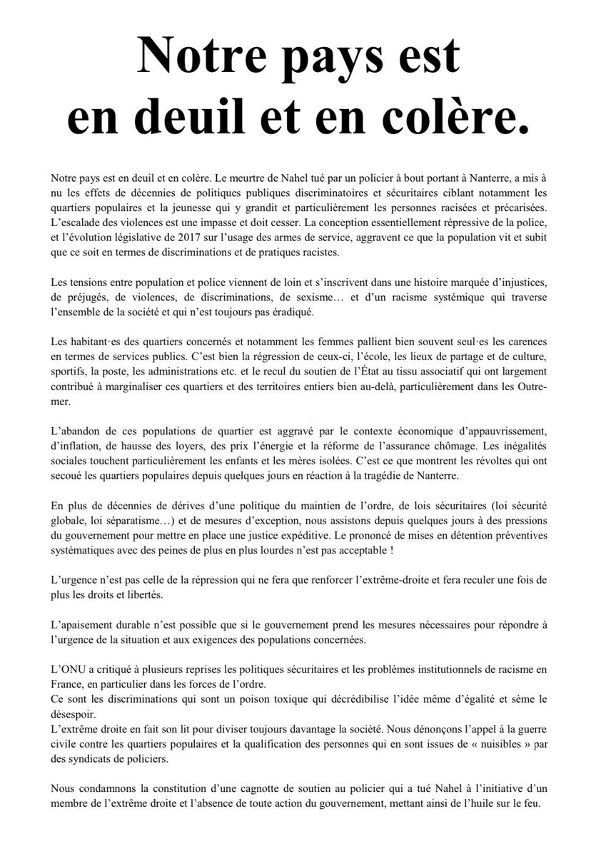 Mathilde Panot tweet media