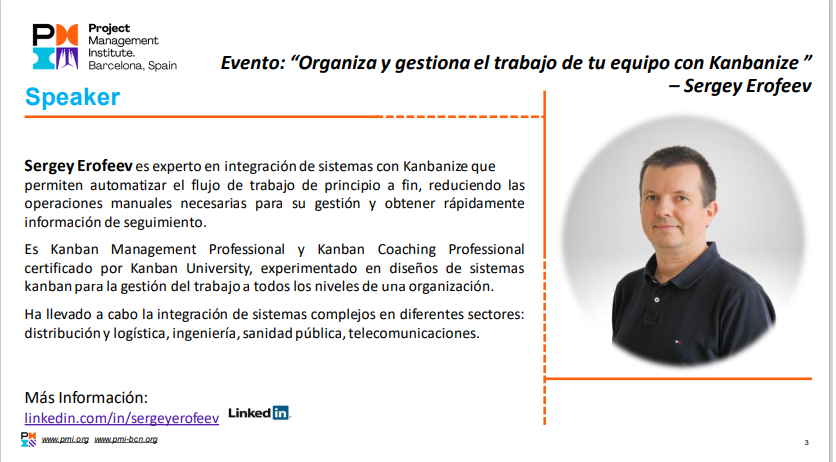 PMI_Barcelona's tweet photo. 🖐 Os recordamos que mañana tenemos un segundo evento online "Organiza y gestiona el trabajo de tu equipo con Kanbanize” – Sergey Erofeev
🗓 6 de Julio 2023
🕦 19h-20:00h
regístrate 👉 https://t.co/AiPk5UjAPi
#kaban #evento #pmibcn #gestiondeproyectos https://t.co/UV6D9rOAFQ