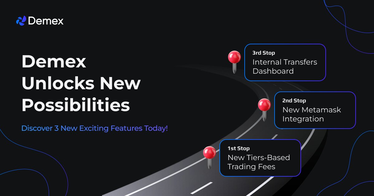 Welcome aboard the Demex Express! 🚝

🛤 Get ready to navigate the ever-evolving landscape of trading with Demex by your side as we embark on this thrilling ride!

Sit tight, fellow traders! 🎢

⚡️ app.dem.exchange
