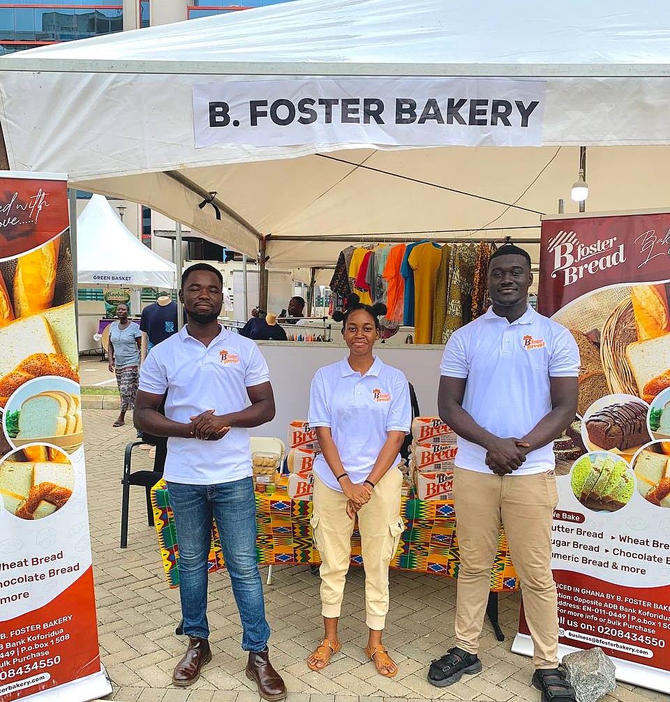 BFoster_bakery's tweet photo. Our team was present at the just ended Trade fair, organised by the Ghana National Chamber of Commerce & Industry @ghanachamber at the World Trade Center in Accra.
#bfosterbread #No1 #Bread #Ghana #breakfast #bfosterbakery #bread #yummy #breakfastmoment #newpost #bakery https://t.co/49XunpojfV