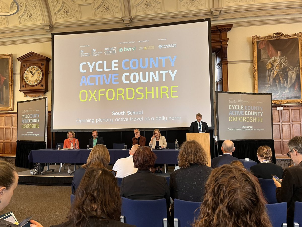 And it’s begun! Lots going on in Oxfordshire to make it safer and easier to walk & cycle Inc. school streets, pedestrianisation and slower speeds.