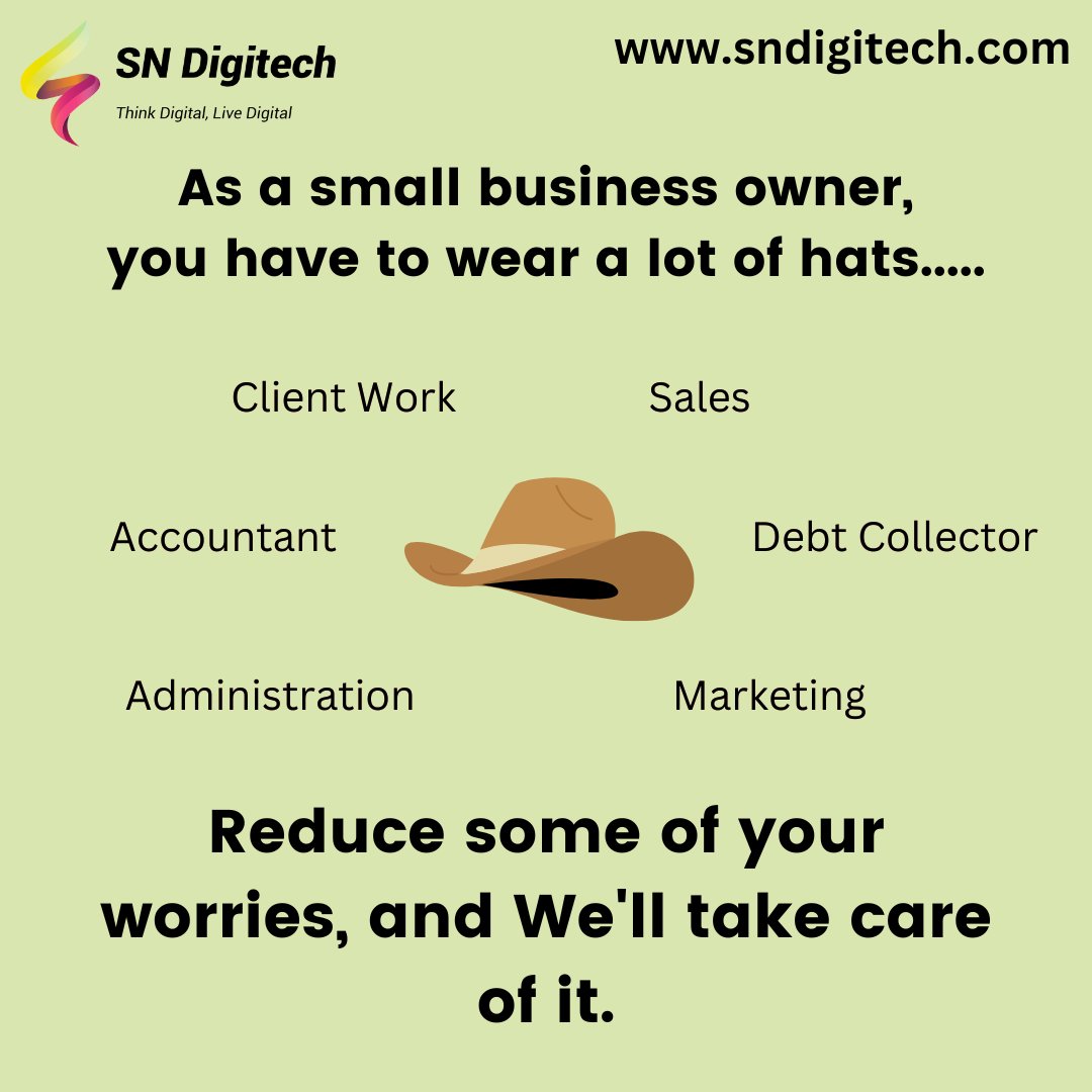 sndigitech's tweet photo. Reduce some of your worries, and We'll take care of it.
.
#smallbusiness #business #growth #smallblackbusiness #smallbusinessgrowth #marketing #developmentagency #sales #OWNER #digitalmarketingagency #socialmediamarketing #onlinemarketing #searchengineoptimization #Webdesign https://t.co/Crhx0GmyfC