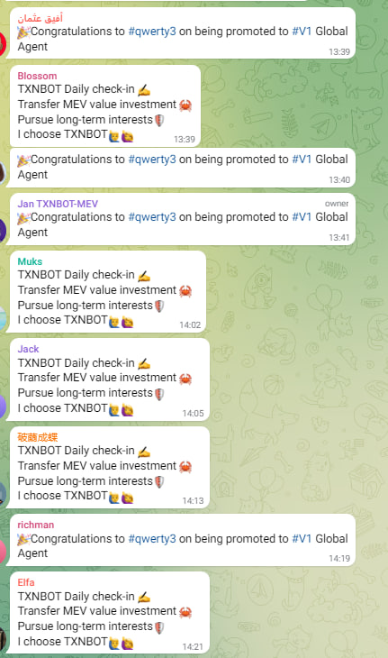 ahmadafiqnabil's tweet photo. TXNBOT can not only bring you long-term investment income, but also provide you with an entrepreneurial stage to realize your dream of wealth.
Marketing, you can get 10-45% commission of community arbitrage income. https://t.co/VvwyNZ5jmP
