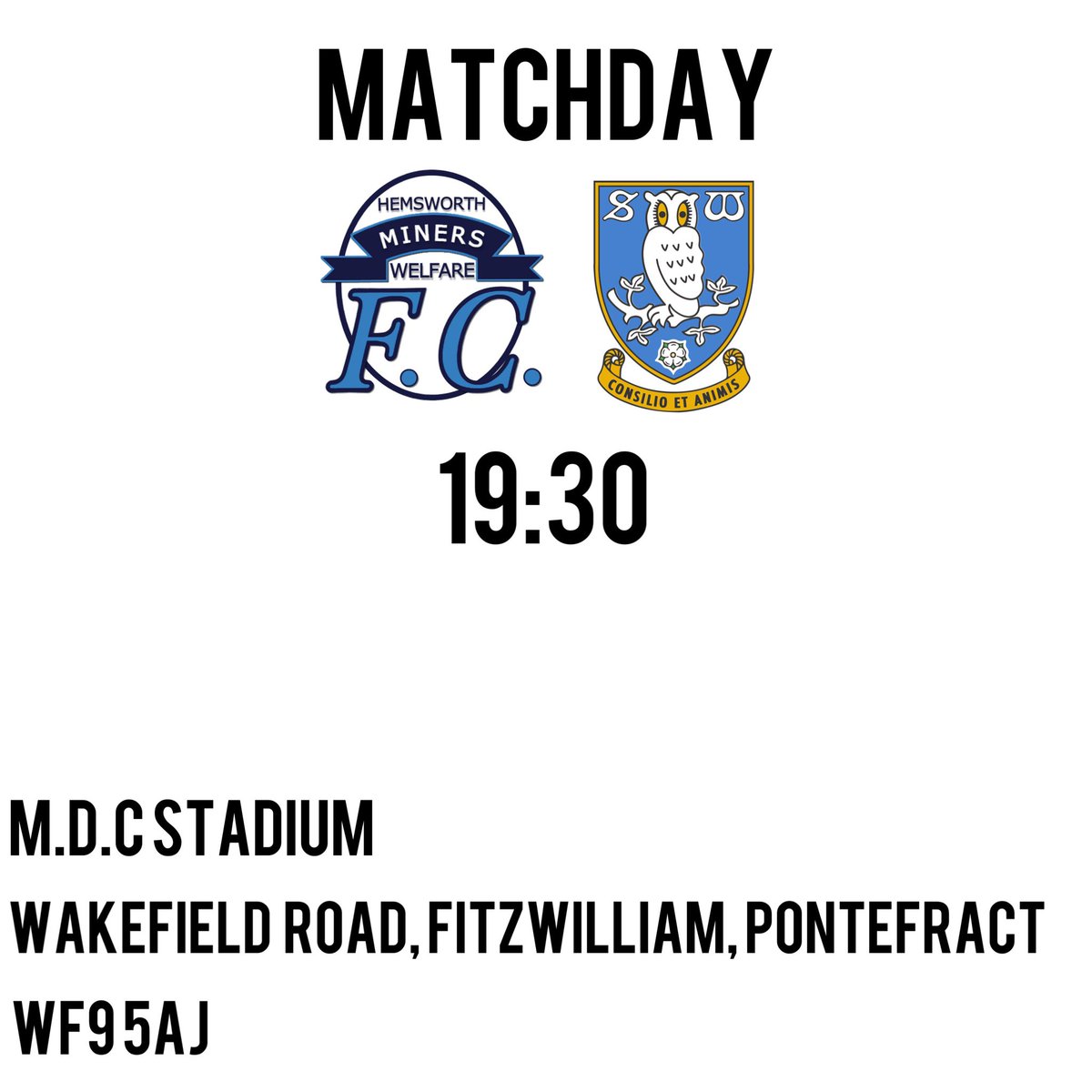 swlfcofficial's tweet photo. It’s matchday for our first team! 

They take on Hemsworth Miners Welfare in the first pre season friendly of the campaign. 

We would love to see your support 🦉 

#wawaw #proudtobeowls https://t.co/gtFaDsFQRp
