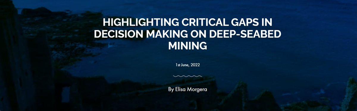 OneOceanHub's tweet image. Invited by the @wef, Hub Director Elisa Morgera, presented findings also from Hub early-career researchers @Kirsty_McQuaid &amp;amp; @hollyniner (@PlymUni ) &amp;amp; Graham Hamley (@UniStrathclyde  University) on critical gaps in decision-making on #deepseabed #mining.

oneoceanhub.org/highlighting-c…