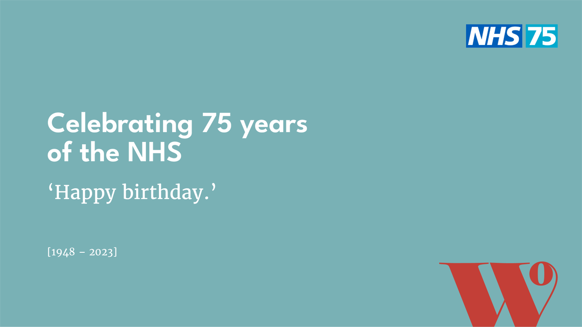 Today, we're celebrating 75 years of the NHS and taking a closer look at women's contribution to public health in The UK. 👩‍⚕️🩺

We wouldn't be where we are today without the selfless devotion of women in our NHS.

A THREAD. 🧵

#NHS75 #NHS75Women