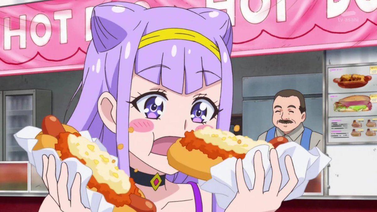 curehibiki01's tweet photo. Ruru stuffing her face with food. Yeah, that's it. That's the tweet.
#precure #precure20th https://t.co/cbanNc3DLm