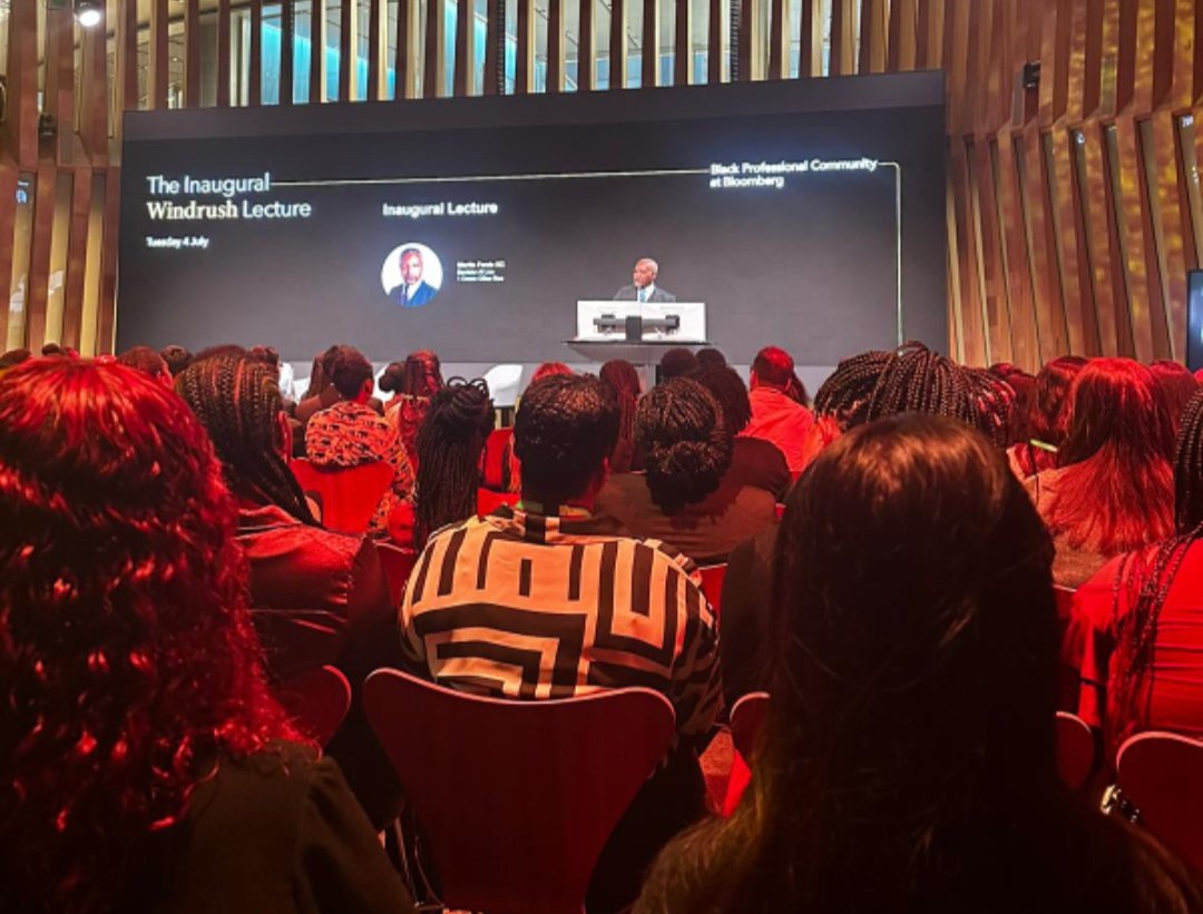 Brilliant Inaugural #VoicesofWindrush Lectur delivered by Martin Forde KC with @BellRibeiroAddy @kaynekawasaki & @SoniaMeggie. Special thanks to Sonia & her team at Bloomberg for the partnership & insights.

Lecture will be available on voicesofwindrush.com soon

#VoWFest2023