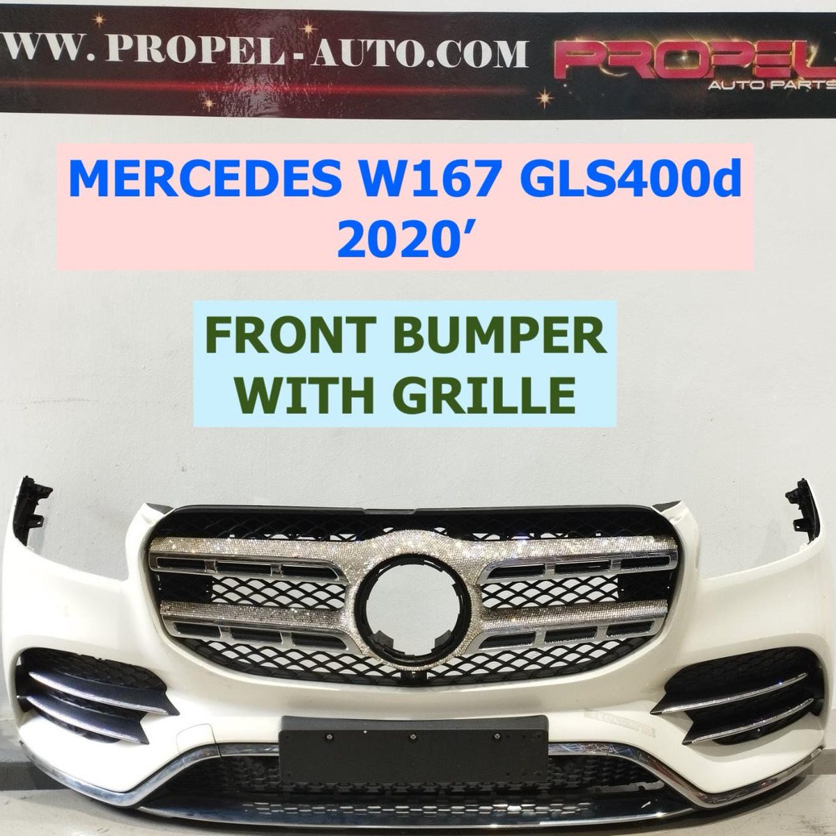 propelauto's tweet photo. #StockArrived Mercedes Benz W167 GLS400d 2020' Bodykit 🏎 

♻♻ Front Bumper with Glitter Grille | Rear Bumper with Diffuser | Side Steps ♻♻ 

Shop now at #PropelAutoParts #SG 

#GenuineParts #OriginalUsed #Singapore #SparePartShop #W167 #GLS400d #Mercedes #Bumpers #Shop #Now https://t.co/CVB33ti4Rz