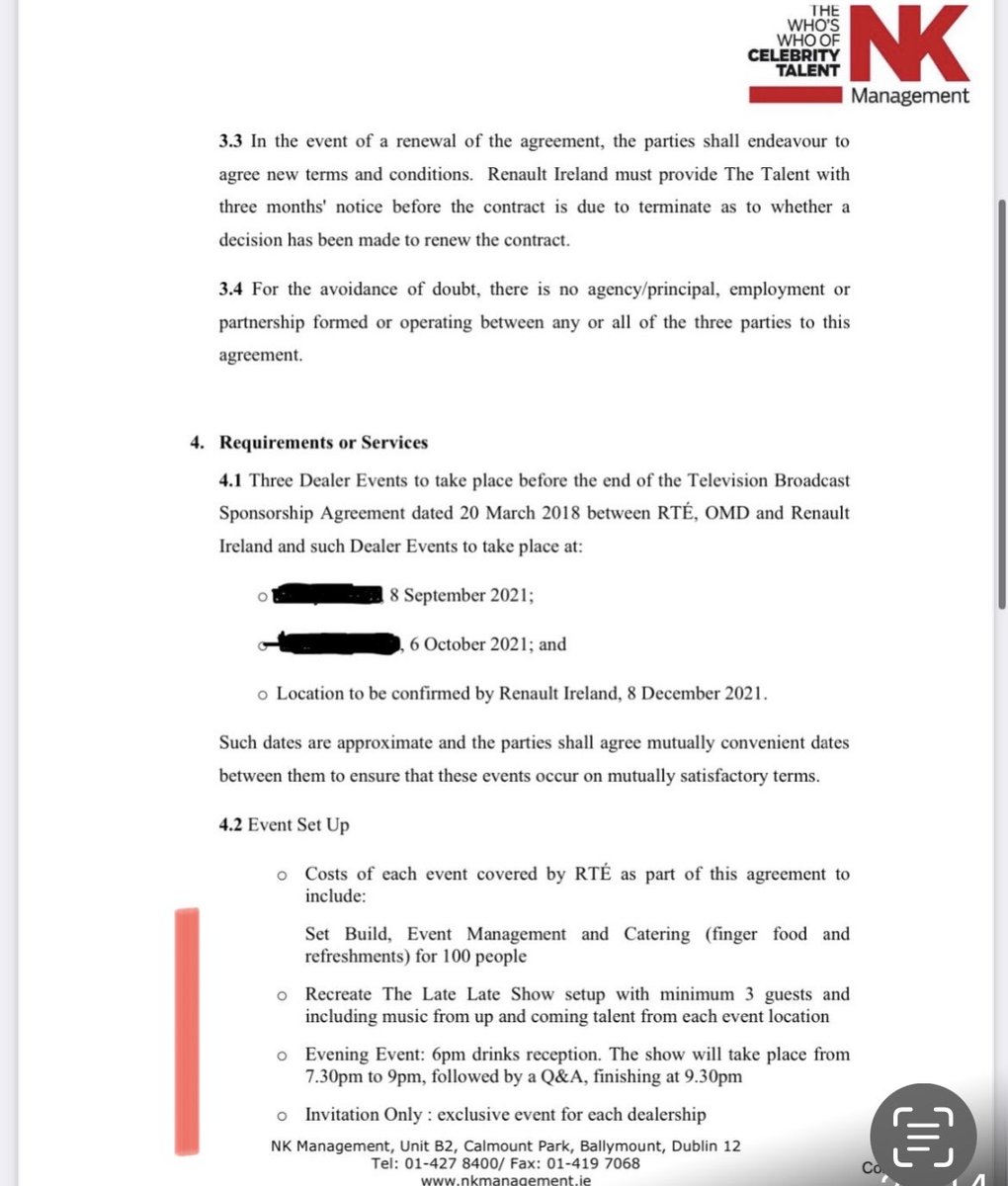 RTENewsPaulC's tweet photo. Details of what RTÉ provided in its deal with Ryan Tubridy and Renault - including recreating the Late Late Show set ⁦@rtenews⁩ https://t.co/PetQnz8Zv3