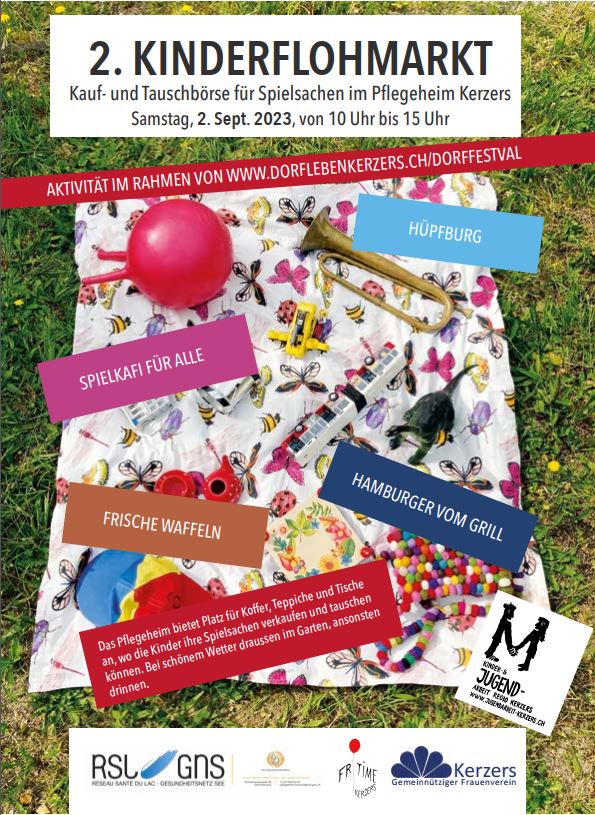 Kauf- und Tauschbörse für Spielsachen im Pflegeheim Kerzers #kerzers #spielsachen #flohmarkt #Kinder