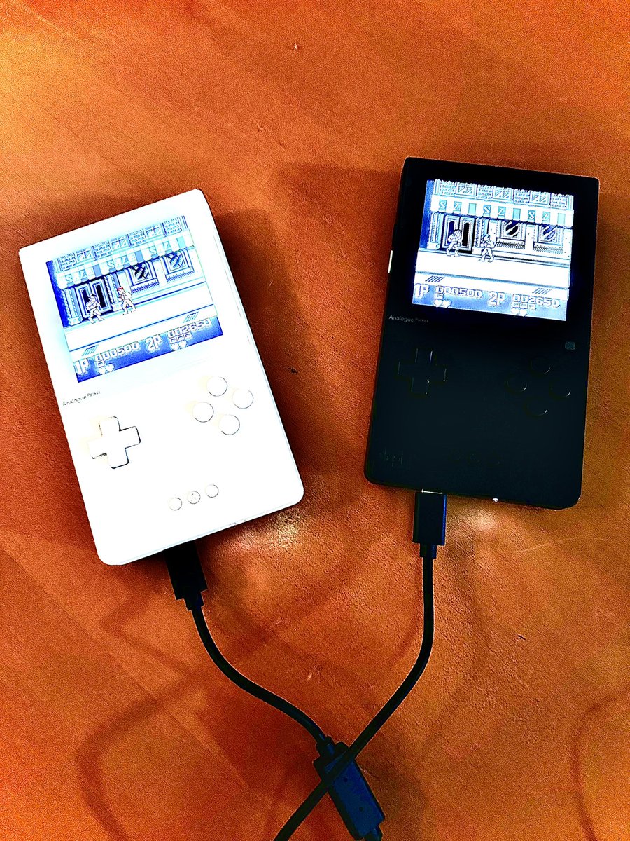 DrMnike's tweet image. Double Dragon II (Game Boy), 2P mode via #AnaloguePocket #openFPGA link cable