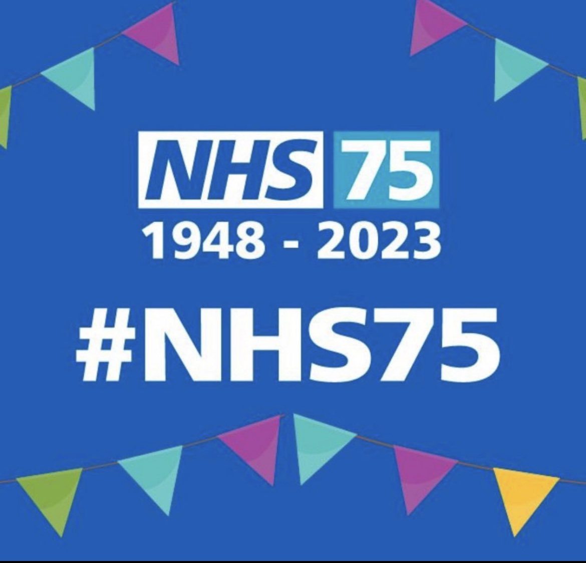 AmyDurWhit's tweet photo. Happy 75th birthday to our NHS 🥳 https://t.co/8yPKbIeqLm