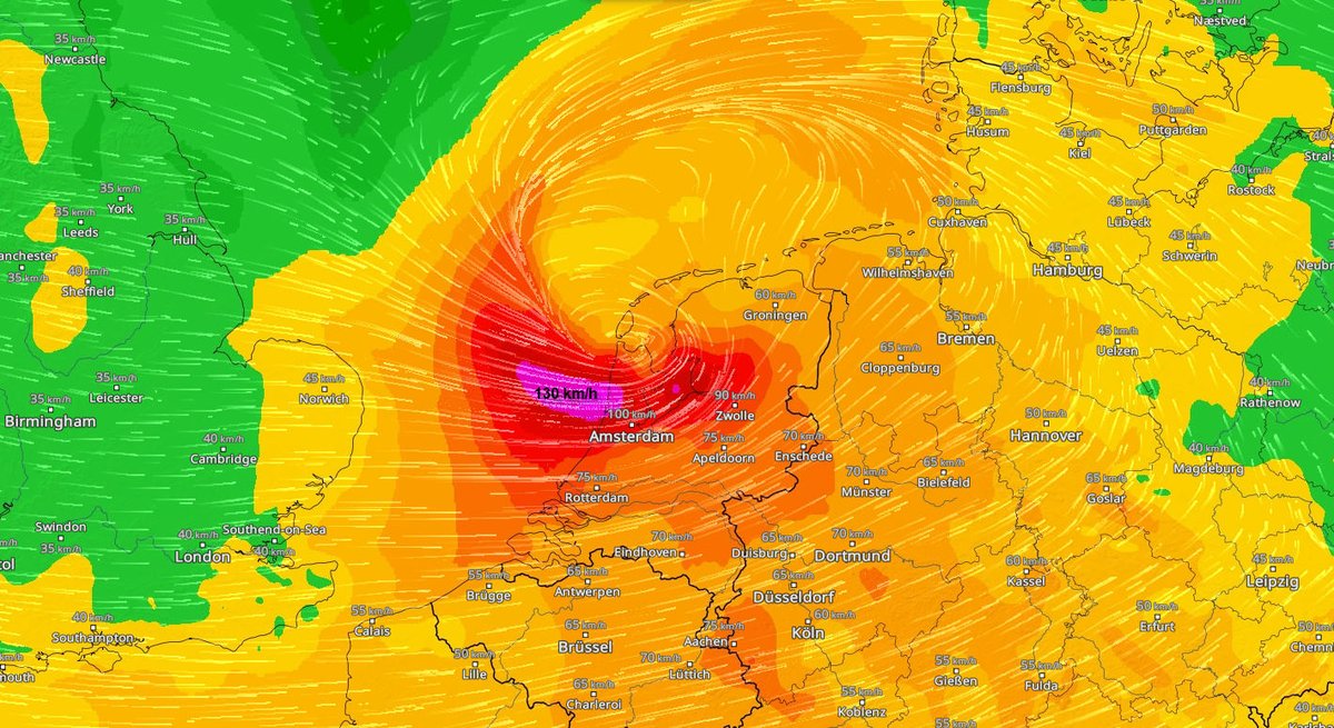 Wat een prachtige krul! Actuele situatie adhv radar #WetterOnline