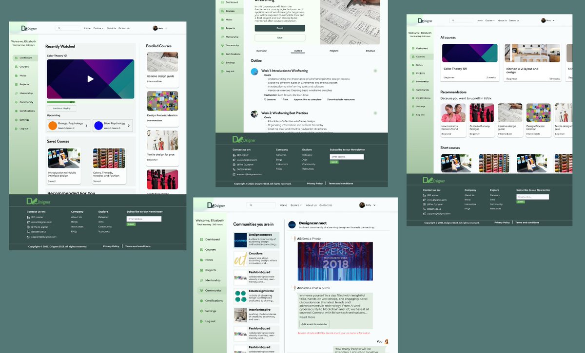 Milayo_Lizbeth's tweet image. Back like I never left 

#uiuxdesigner #learningdashboard #opentowork