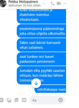 SimoSipila's tweet photo. Saatte kuulla kunnianne, media syöpäläiset. https://t.co/0NcGvHIPqv