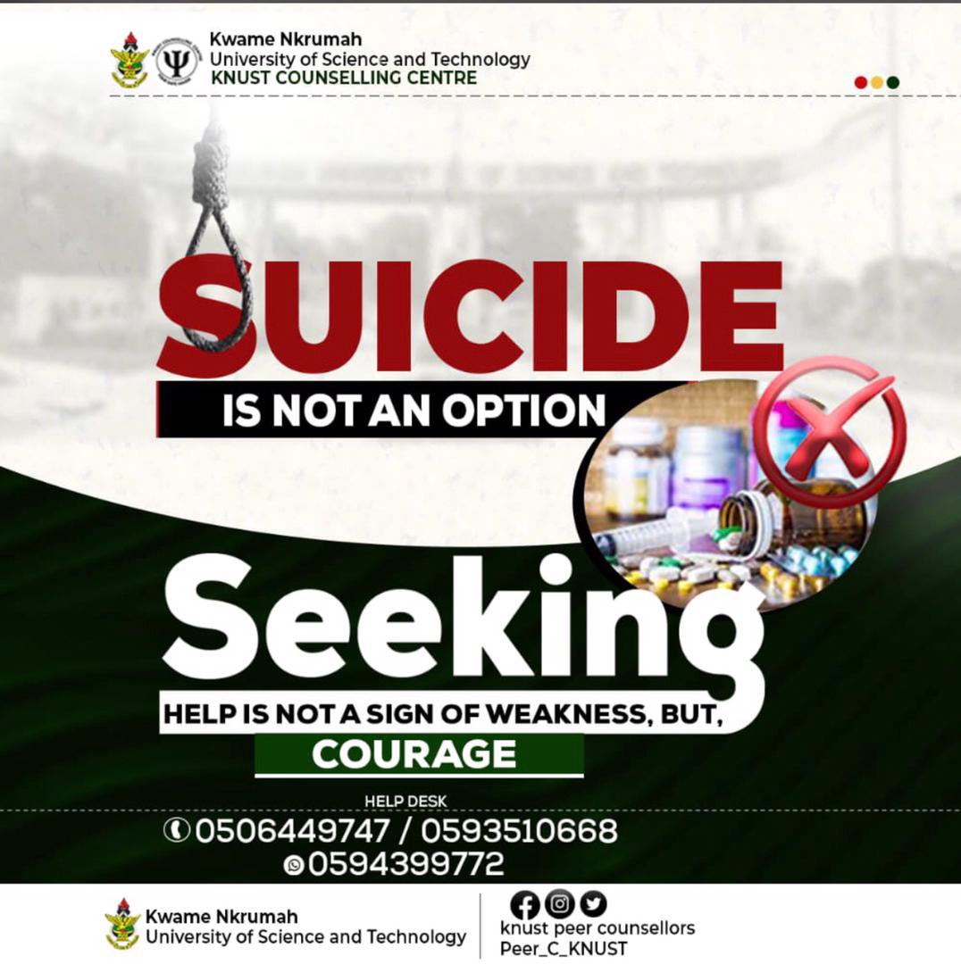 Thevokofficial's tweet photo. 📍📍ATTENTION STUDENTS📍📍

Kindly feel FREE to seek help whenever you are depressed or Emotionally down. 

Seeking help is not a sign of weakness, but, COURAGE. Suicide shouldn't be the OPTION in anyway💔🌅 https://t.co/QlUAzO1F0m