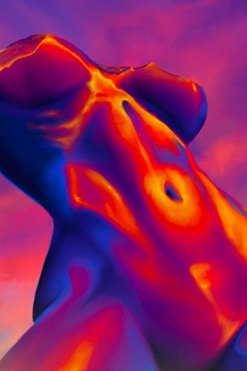 El_Cesart's tweet photo. Posting this here since @instagram thinks it’s too inappropriate for their platform 🤦🏾‍♂️
This is Remains of Hathor. Piece N8 in this series. I’ll be posting the rest of the pieces here from now on. 
Prints on https://t.co/mTOHVmNh1b
#elcesart #eroticart #bedroomart #eroticpainting https://t.co/IECN4bq9yk