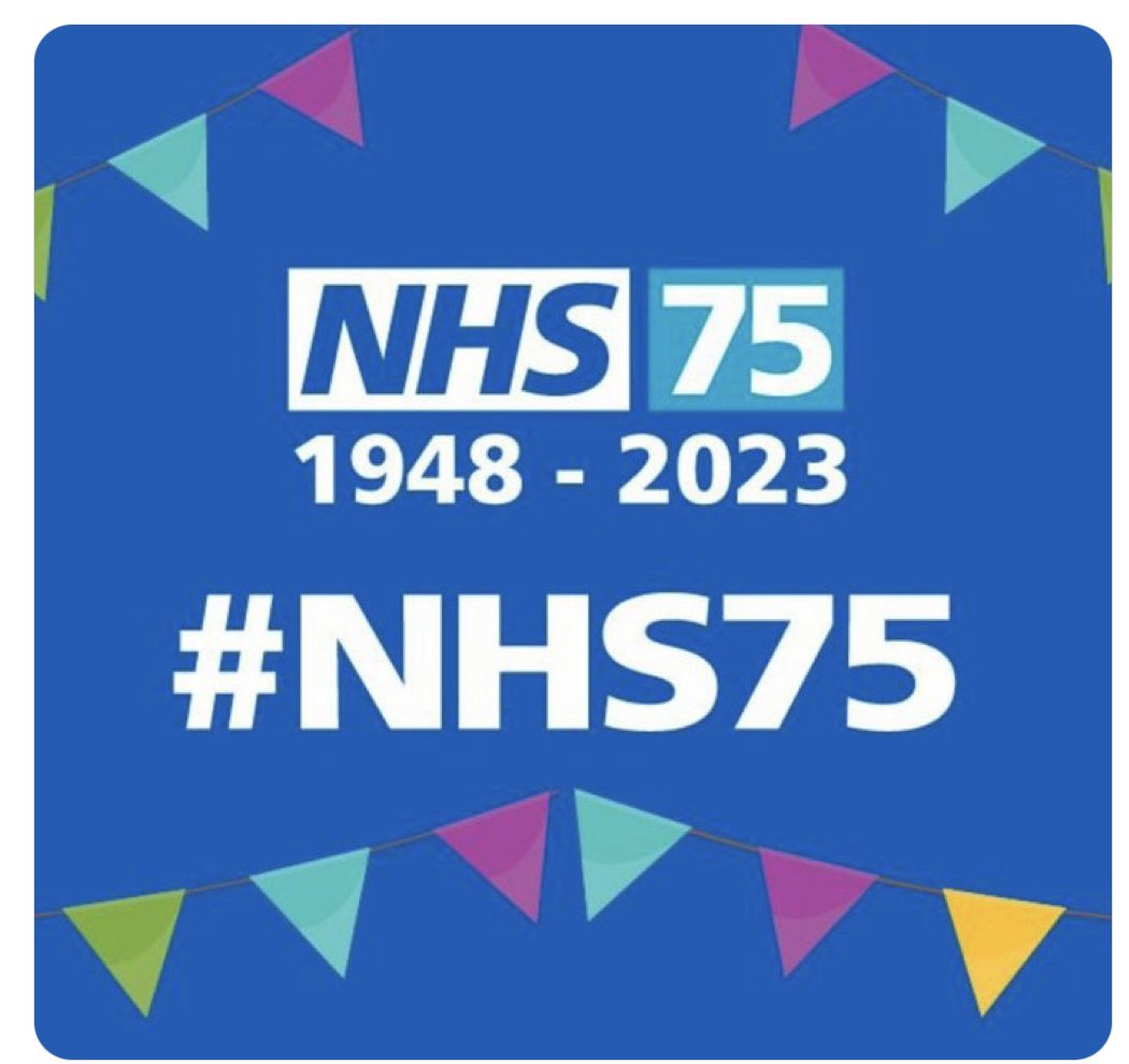 Happy birthday #NHS75 #proud to be part of the #NHS family @WYpartnership thank you to everyone who is part of it. 🎂 🎉