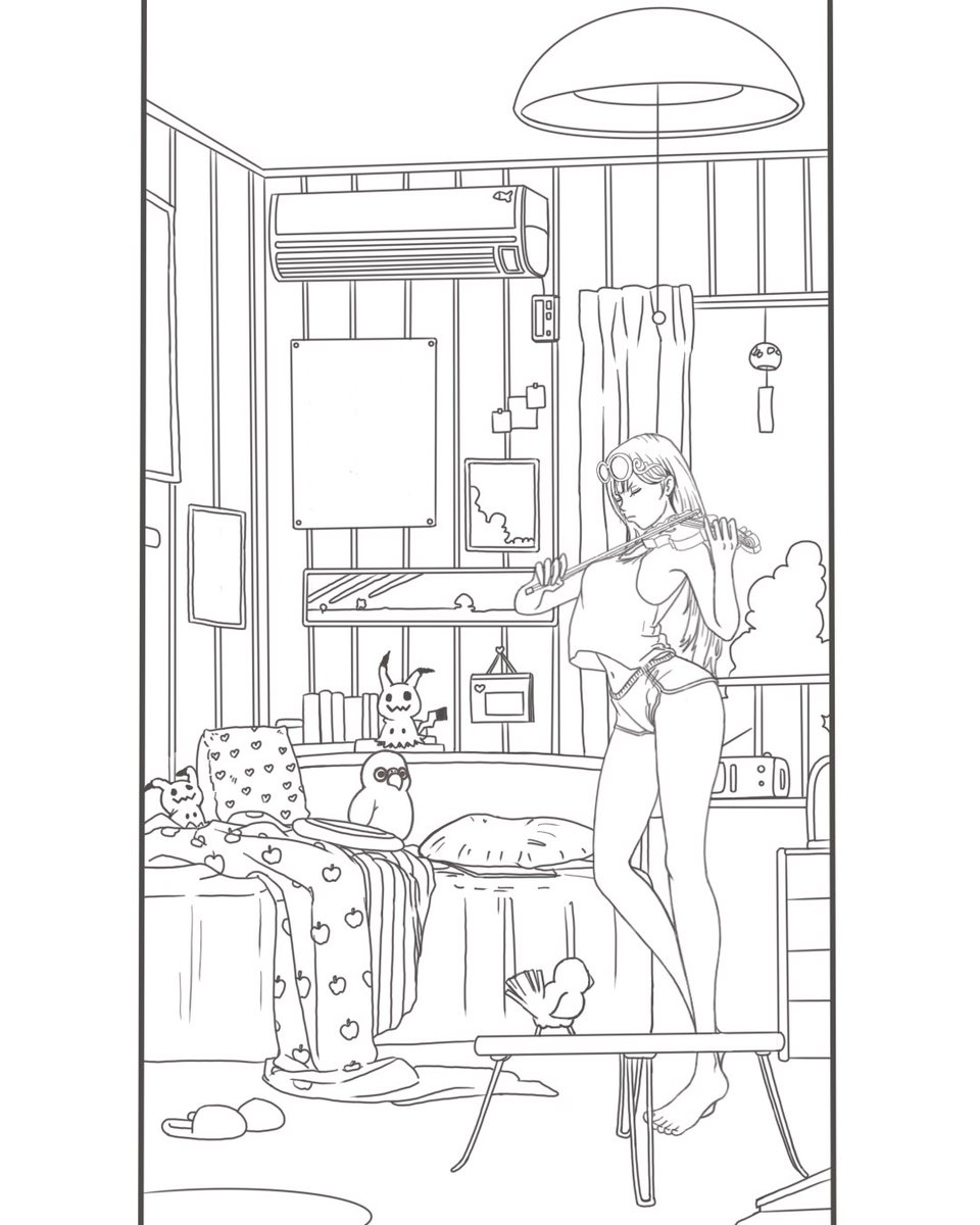 WooXavior's tweet photo. 日常練琴的Alice
#xcomic #comic #illustration #illustrator #illustrationartists #art #alice #violin #插畫 #插圖 #小提琴 https://t.co/OdiqLDsI4R