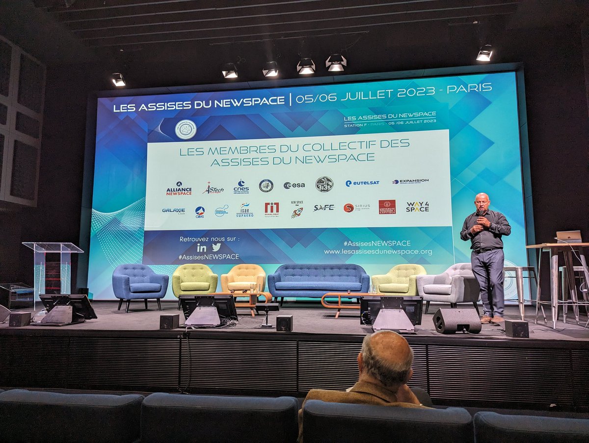 c'est parti pour la seconde édition des #assisesnewspace pour lesquelles nous sommes ravis et fiers de faire partie du collectif d'organisation aux côtés des acteurs majeurs du spatial 
#innovation #newspace #acceleration